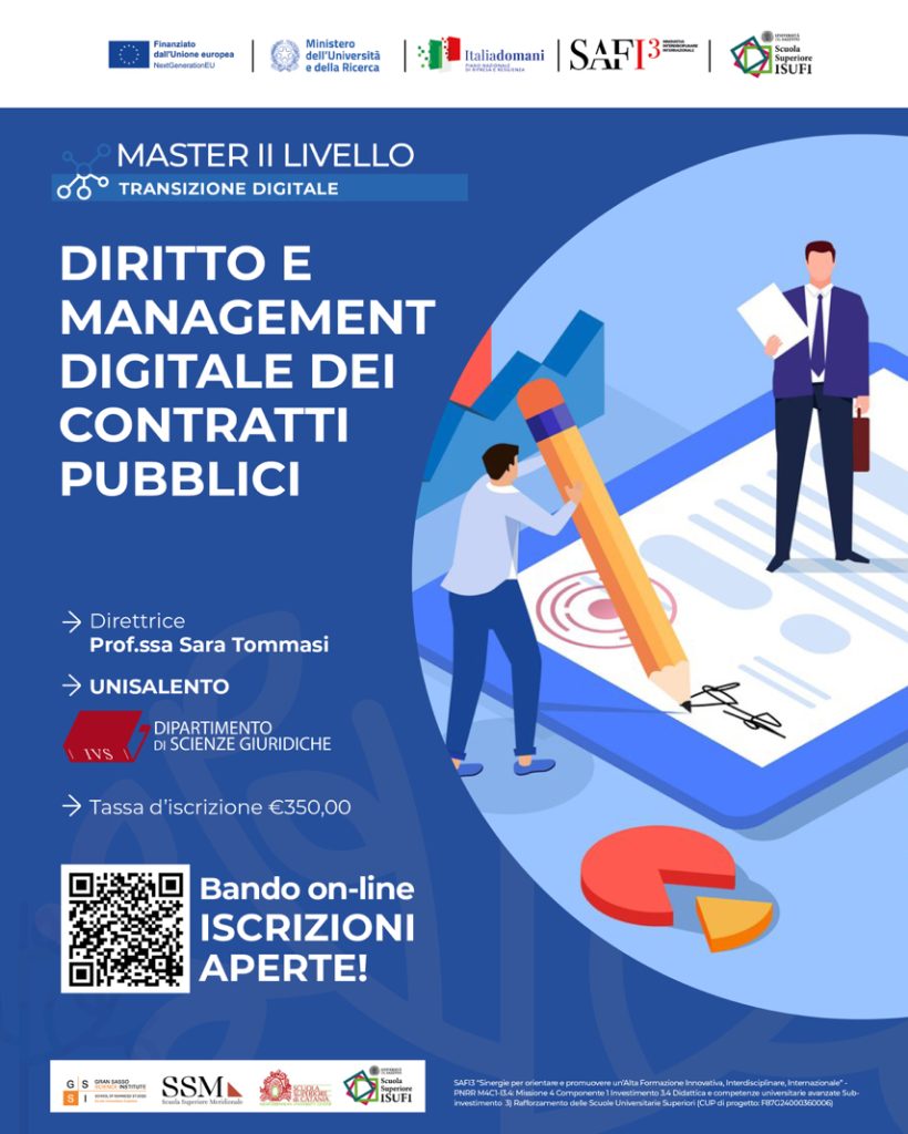 Bando master II livello ISUFI